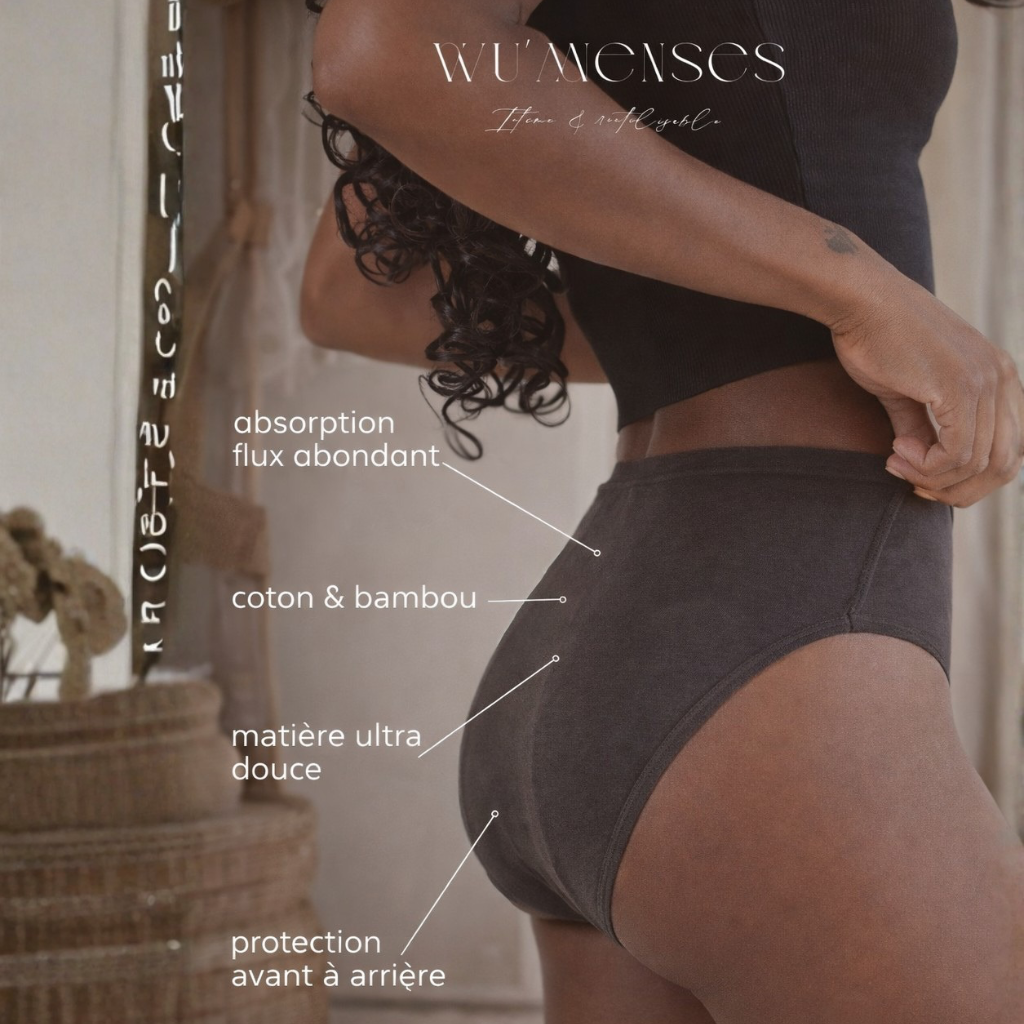 Culotte menstruelle WU’MENSES – Flux abondant