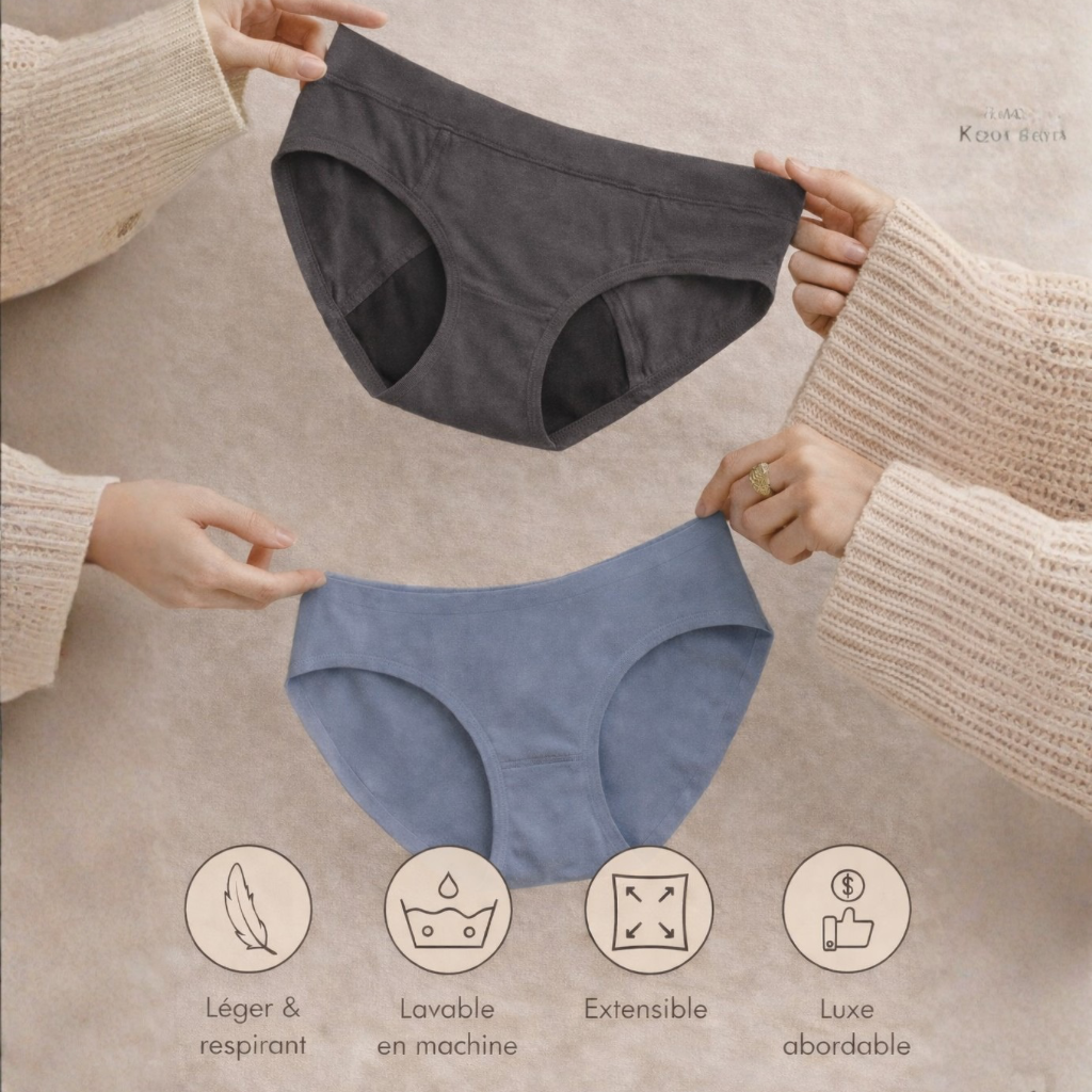 Culotte menstruelle WU’MENSES – Flux abondant